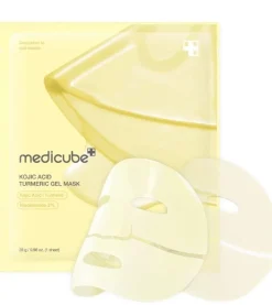 Medicube Mascarilla Kojic Acid Tumeric 4 unidades