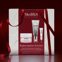 Medik8 Rejuvenation Routine: Daily Radiance Vitamin C 50 ml + Crystal Retinal 3 30 ml + Exo-PDRN Prismatic 4 ml