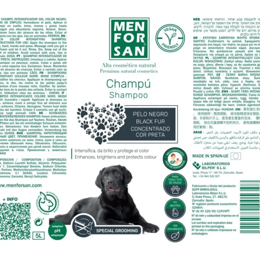 Menforsan Champú Pelo Negro 300ml