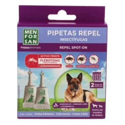 Menforsan pipeta Anti-Insectos perros 2 Uds