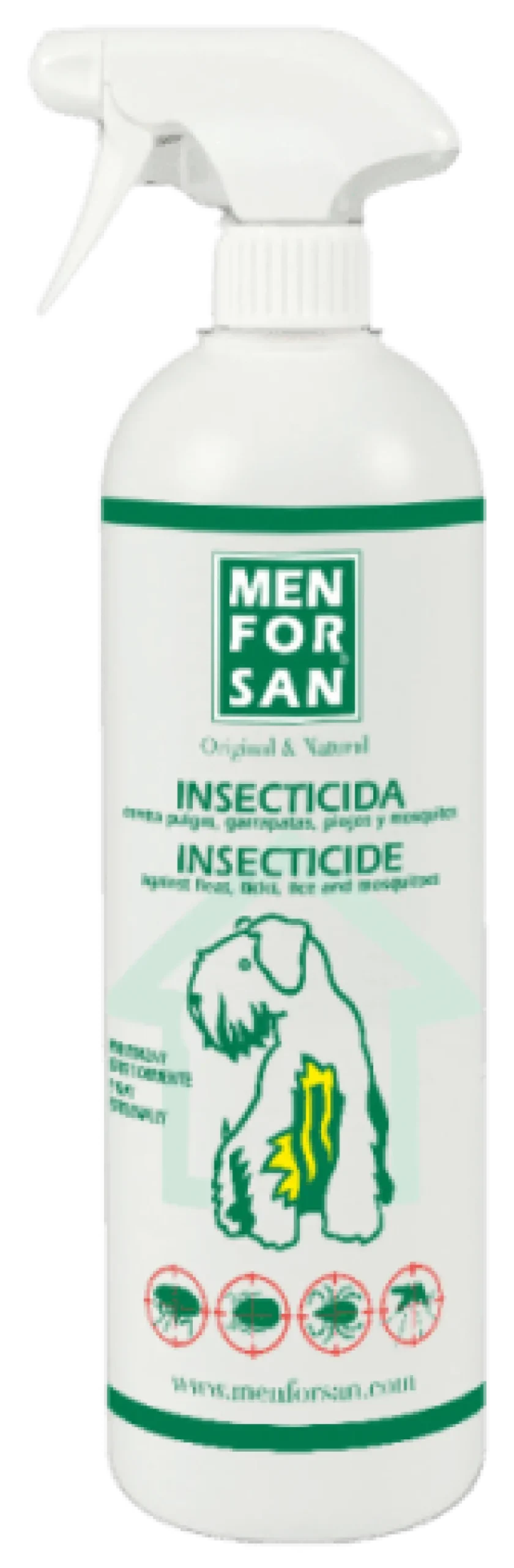 Menforsan Spray Insecticida externo para perros 750 ml