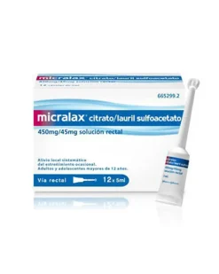 MICRALAX Emulsión Rectal 12 Microenemas 5ML