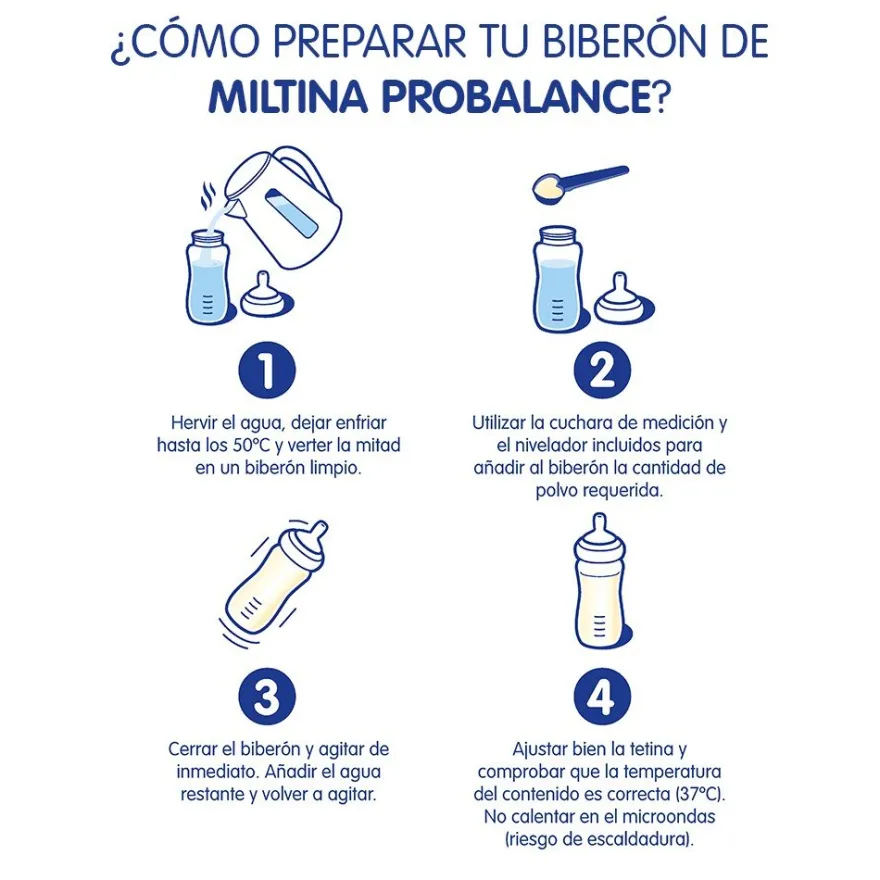 MILTINA 2 Probalance Leche de Continuación +6 meses 800gr