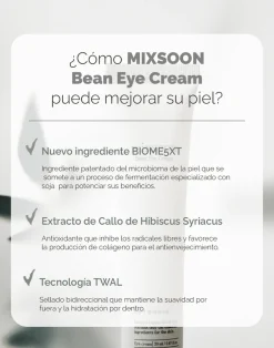 Mixsoon Bean Crema para los Ojos Hidratante 20ml