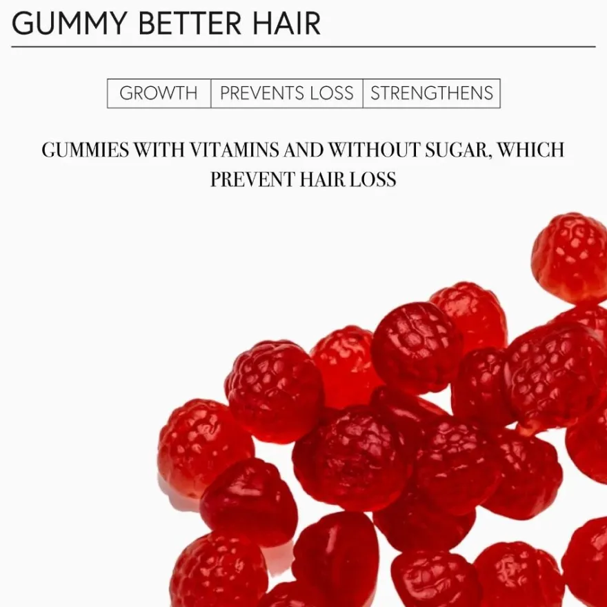 Moncho Moreno Gummy Better Hair 60 uds