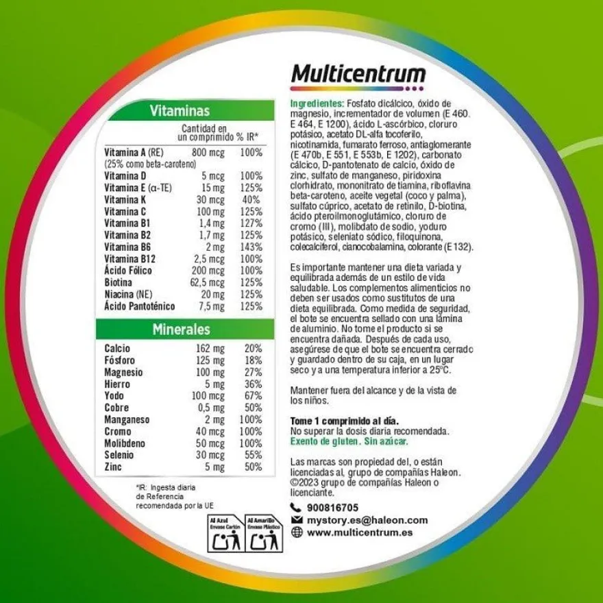 MULTICENTRUM 30 Comprimidos