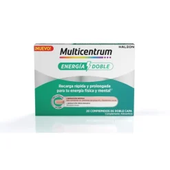 Multicentrum Energía Doble 20 Comprimidos de Doble Capa