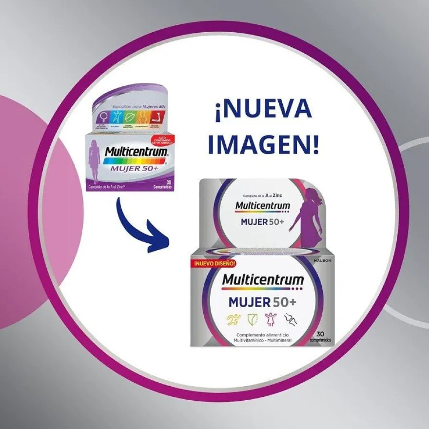 MULTICENTRUM Mujer 50+ (30 Comprimidos)