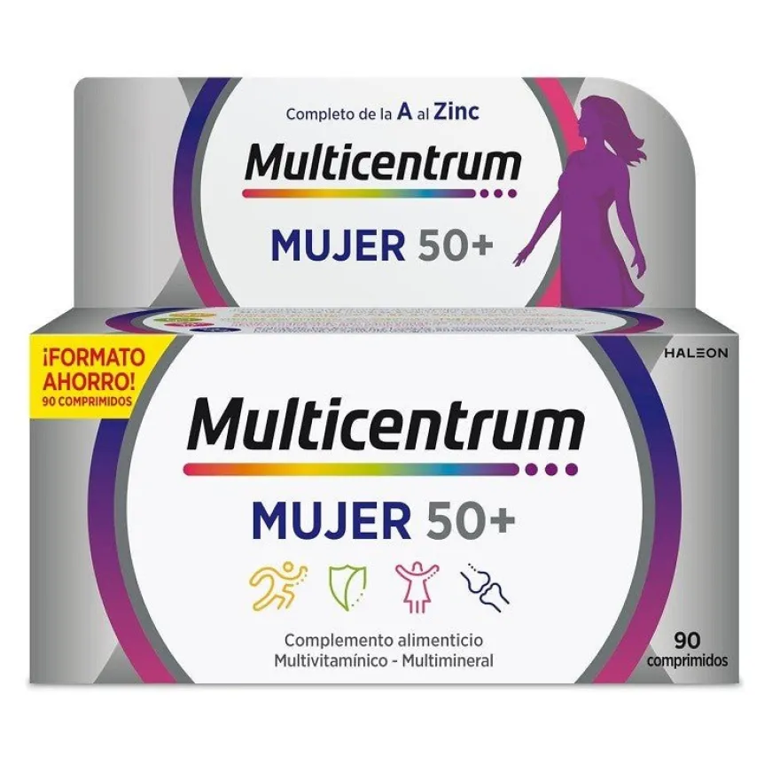 MULTICENTRUM Mujer 50+ (90 Comprimidos)