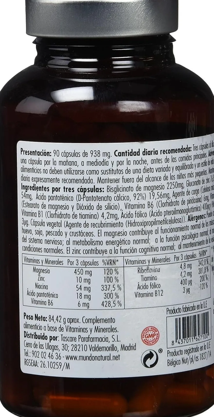 Mundo Natural Tendiplus 90 Cápsulas