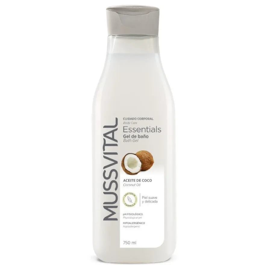 MUSSVITAL Gel de Baño Aceite de Coco 750ml
