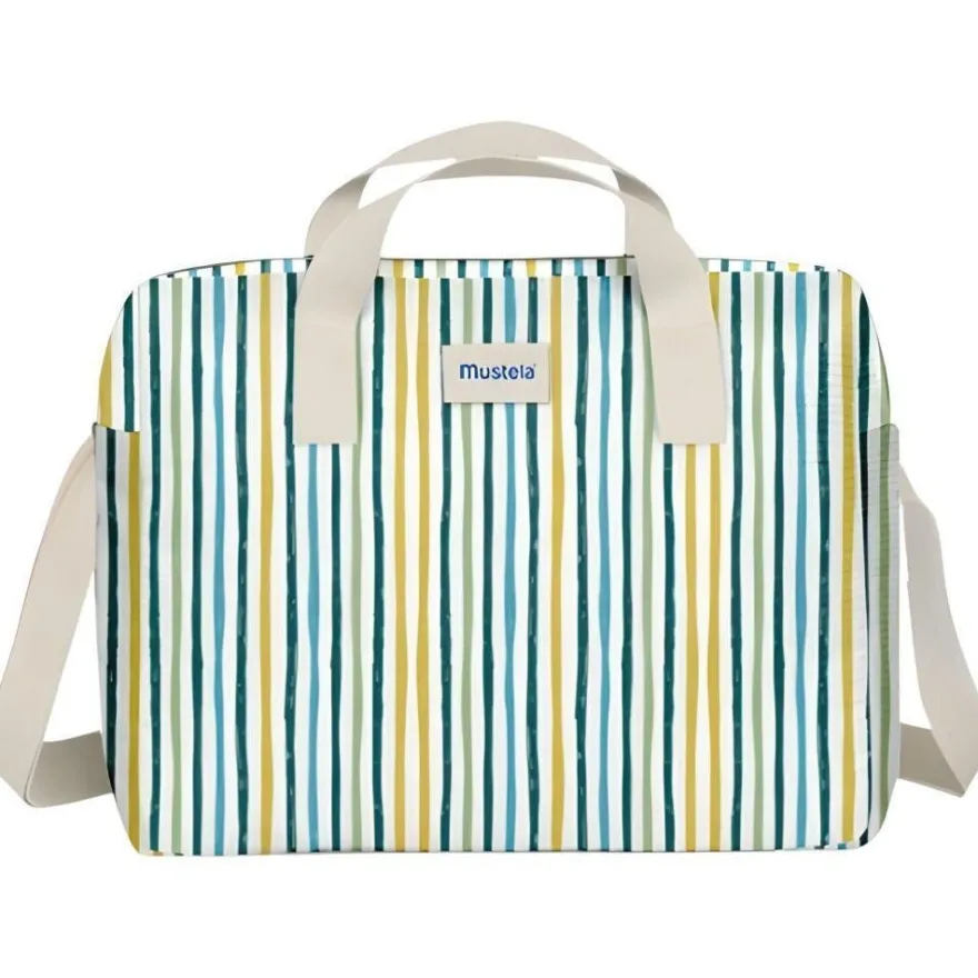 MUSTELA Bolsa de Paseo Little Moments Rayas 1 ud
