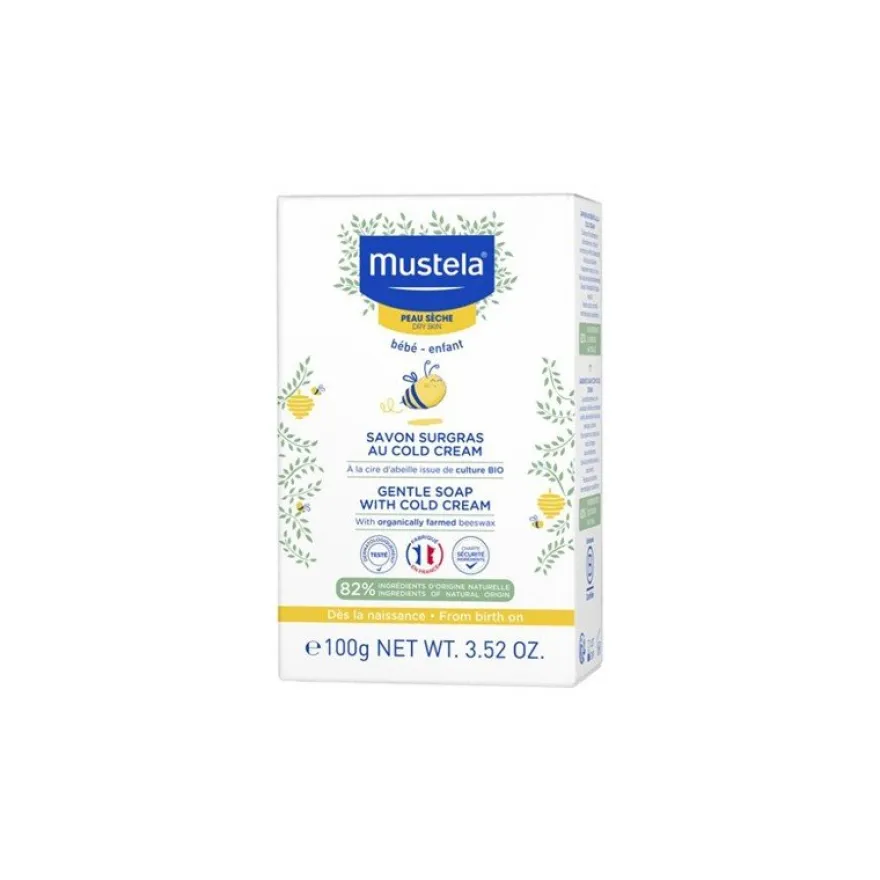 MUSTELA Jabón Sobregraso al Cold Cream Nutriprotector 100 g