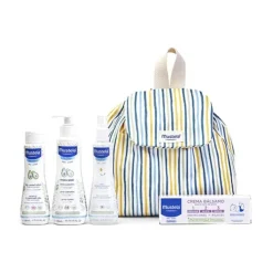 MUSTELA Mochila Littlemoments Rayas