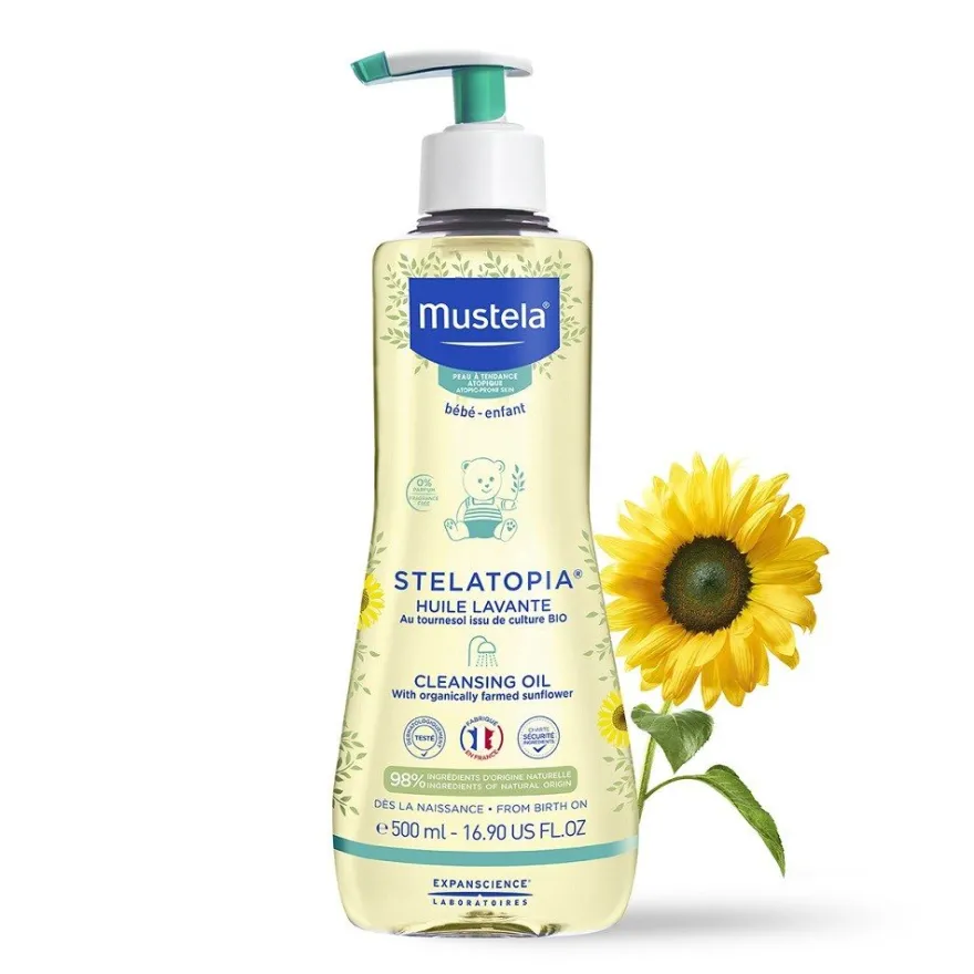 MUSTELA STELATOPIA Aceite de Baño y Ducha 500ml