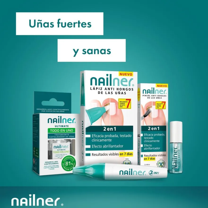 Nailner Ultimate Todo en Uno Fortalecedor de Uñas 10 ml