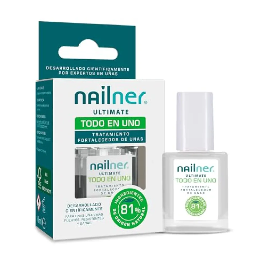 Nailner Ultimate Todo en Uno Fortalecedor de Uñas 10 ml
