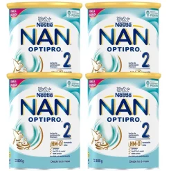NAN OPTIPRO 2 Leche de Continuación para Lactantes Pack 4x800g
