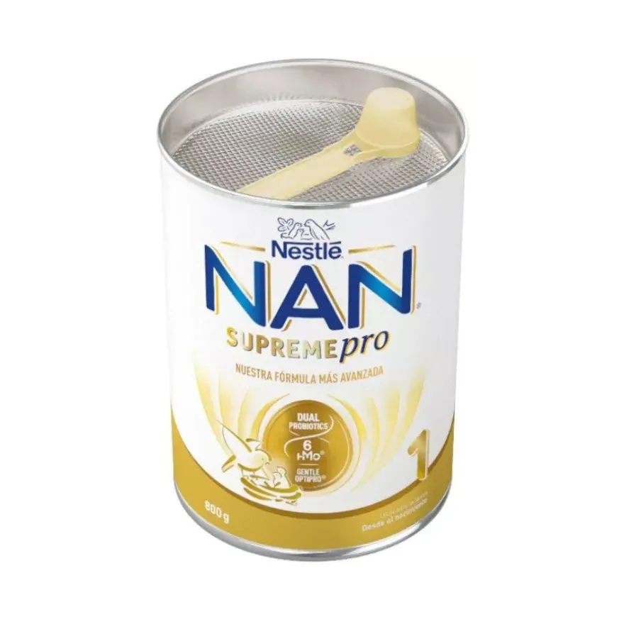 NAN Supreme Pro 1 Leche de Inicio para Lactantes en Polvo 800gr
