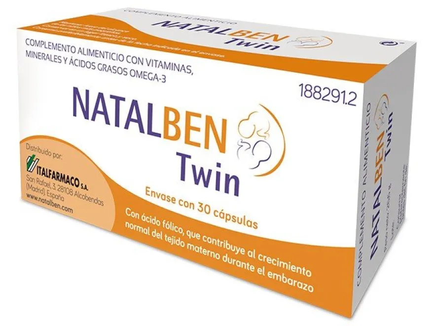 NATALBEN Twin 30 Cápsulas