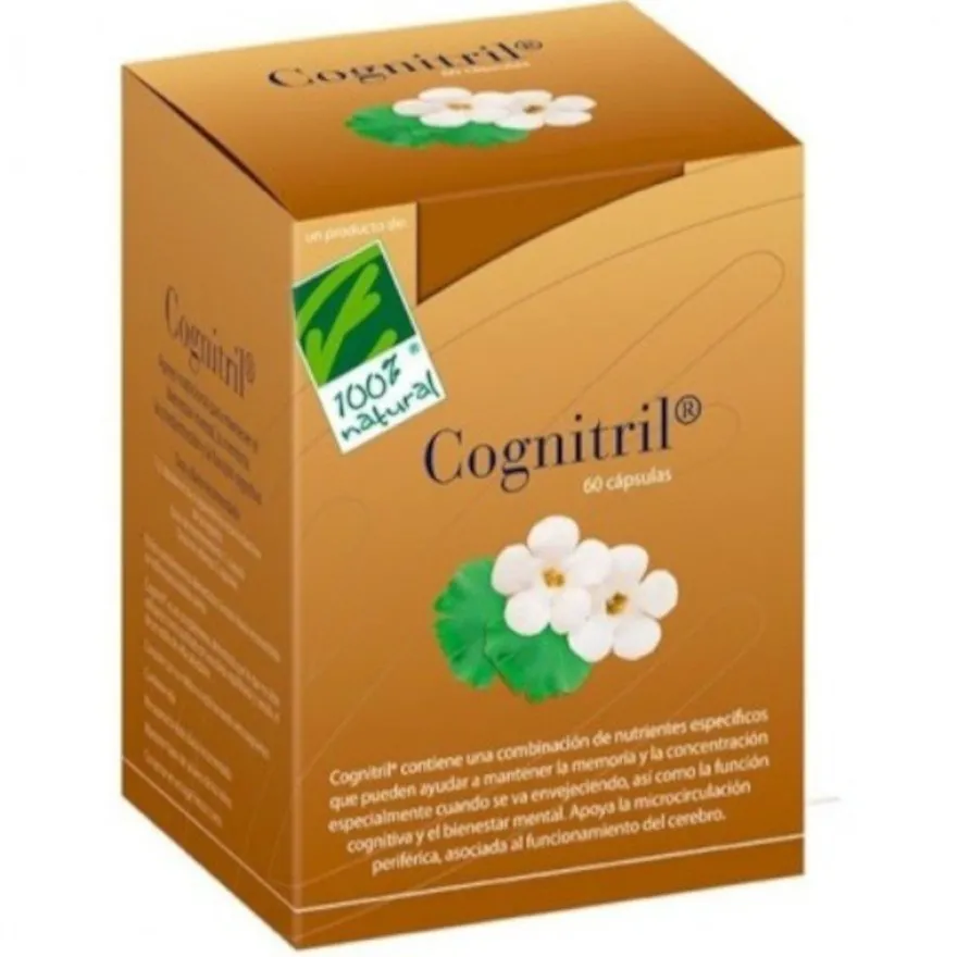100% Natural Cognitril 60 Capsulas (Nueva Fórmula)