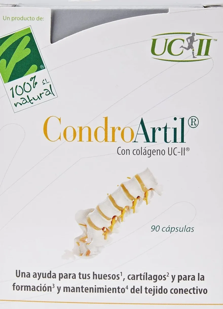 100% Natural Condroartil Con Colágeno Uc-Ii 90 Cápsulas
