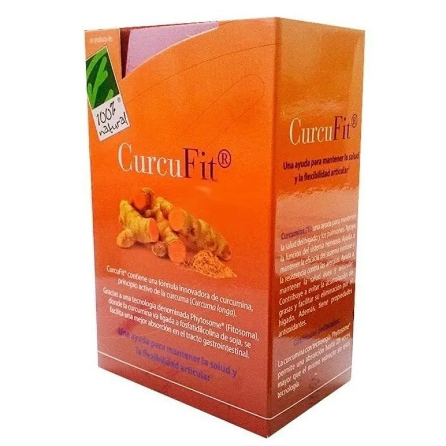 100% Natural Curcufit 30 Cápsulas