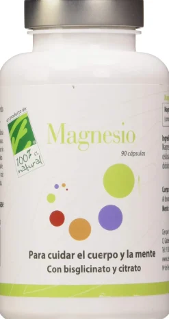 100% Natural Magnesio 90 Cápsulas