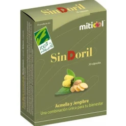 100% Natural SinDoril Complemento Alimenticio 30 cápsulas