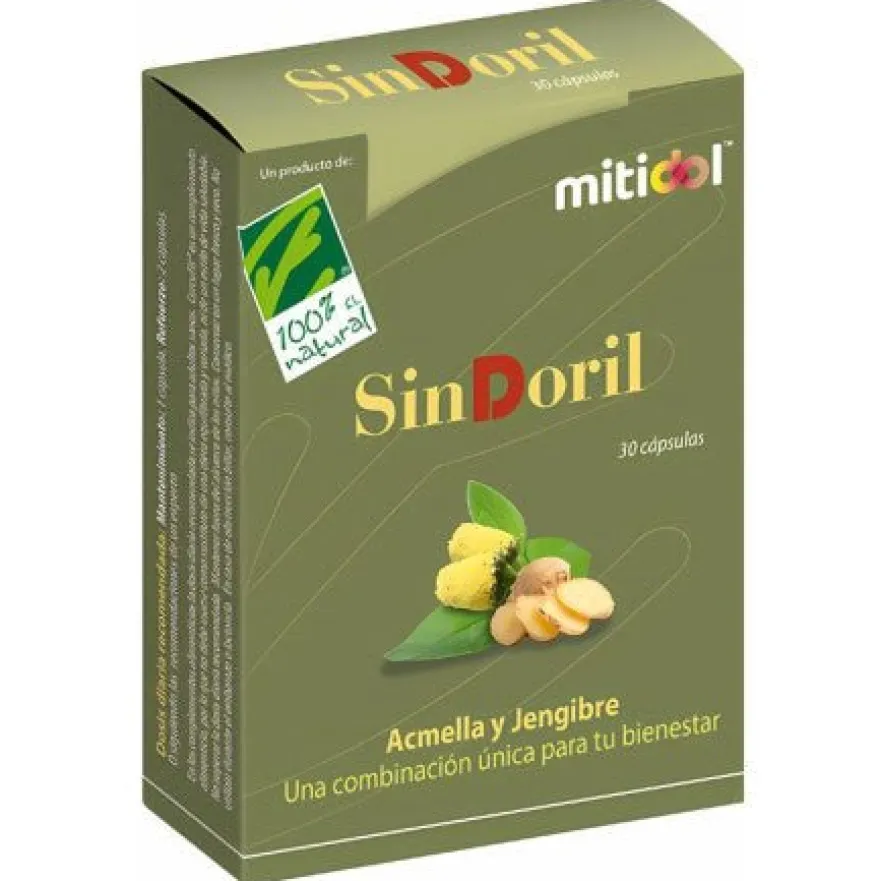 100% Natural SinDoril Complemento Alimenticio 30 cápsulas