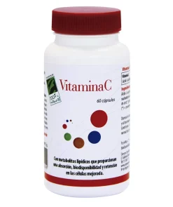 100% Natural Vitamina C 60 Cápsulas