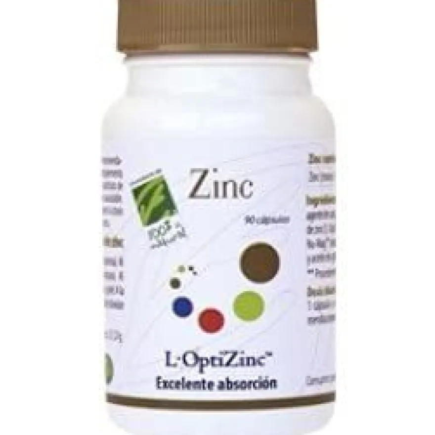 100% Natural Zinc 90 Cápsulas