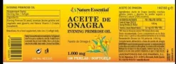 Nature Essential Aceite De Onagra 1000 Mg (10% Gla) 100 Perlas