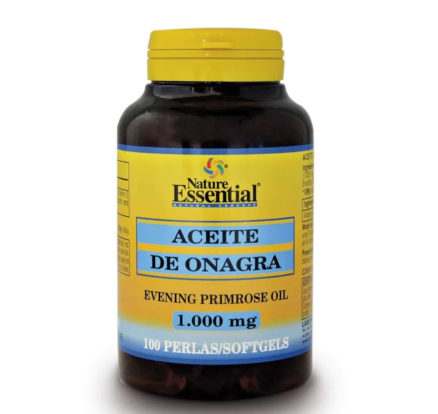 Nature Essential Aceite De Onagra 1000 Mg (10% Gla) 100 Perlas