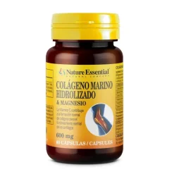 Nature Essential Colágeno Marino + Magnesio 600 mg 60 Cápsulas