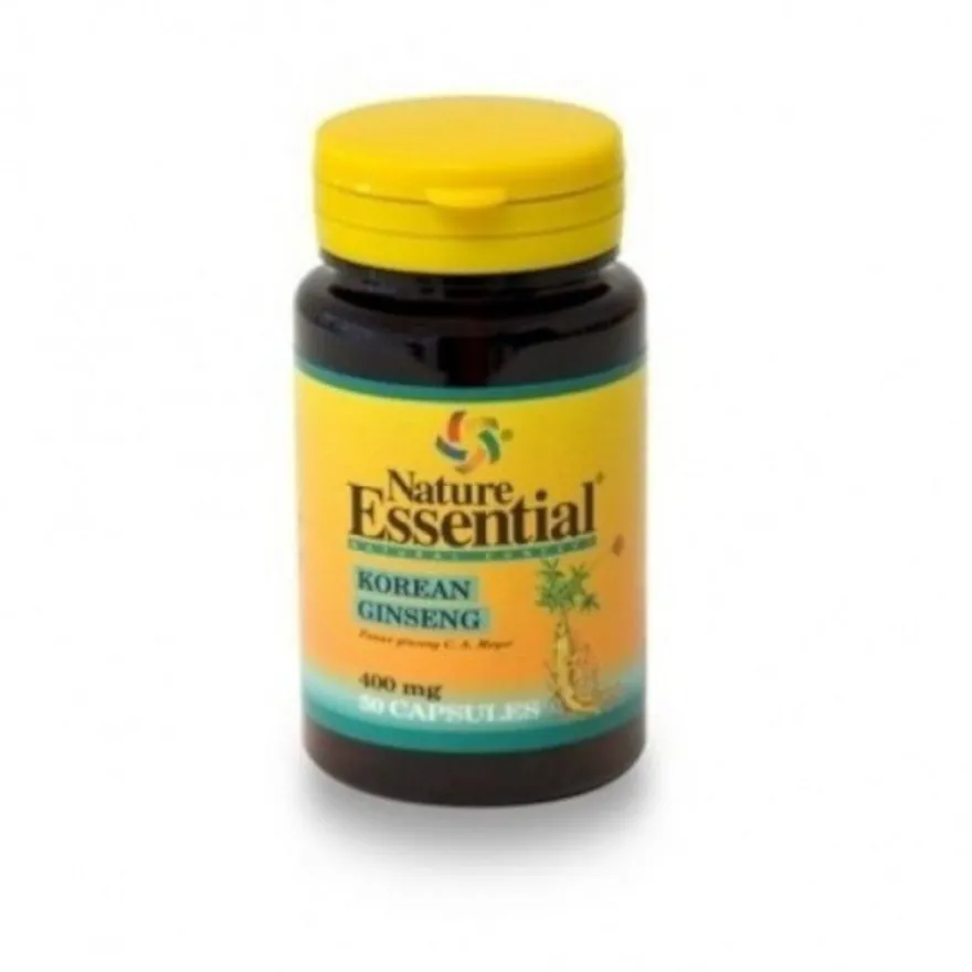 Nature Essential Ginseng Koreano 400 mg 50 Cápsulas