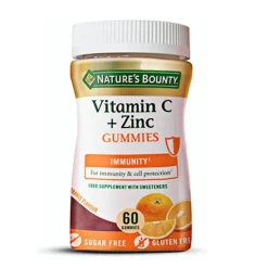 NATURE'S BOUNTY Vitaminas C y Zinc Gummies 60 gominolas