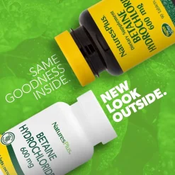 Natures Plus Betaína HCL 600 mg 90 Comprimidos