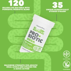 Natures Plus GI Natural Probiotic Mega 30 Cápsulas