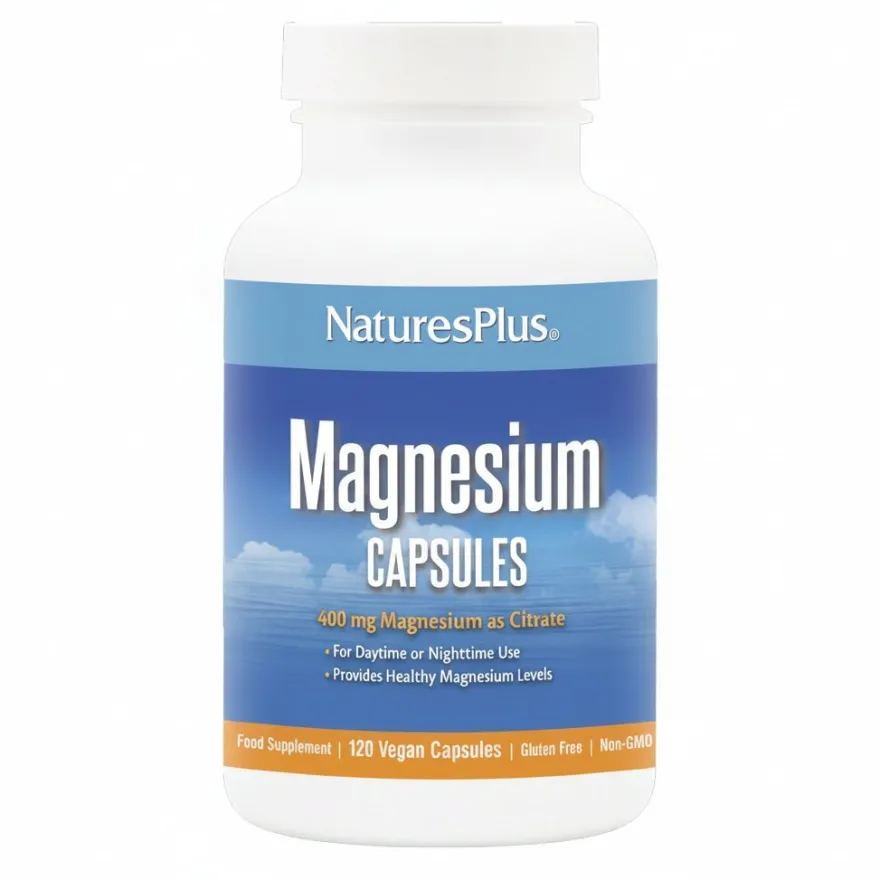 Natures Plus Magnesio 400 mg 120 Capsulas