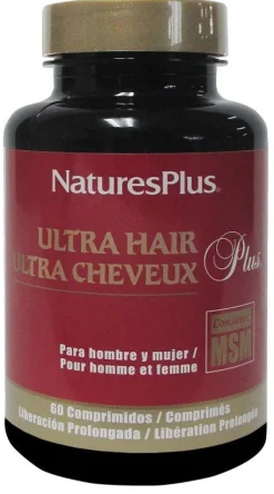 Natures Plus Ultra Hair Plus con MSM 60 Comp