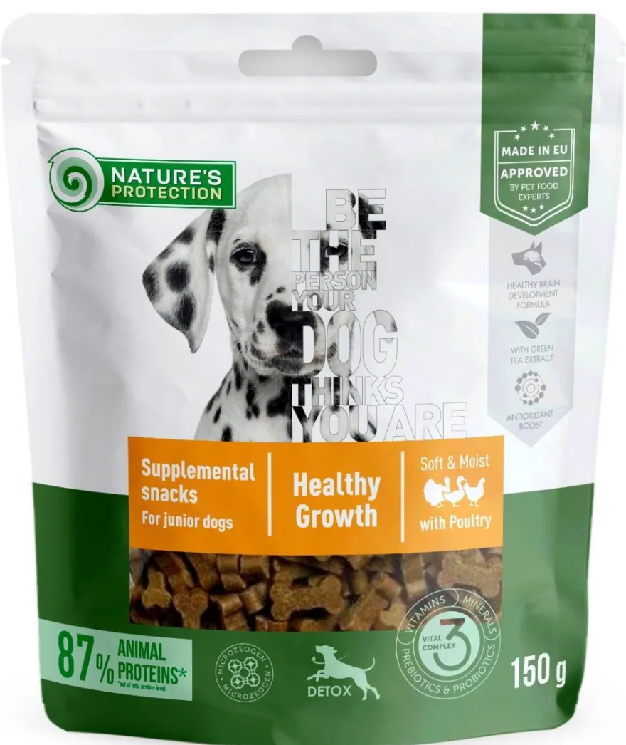Natures Protection Detox Dog Junior Snack Sticks 150g