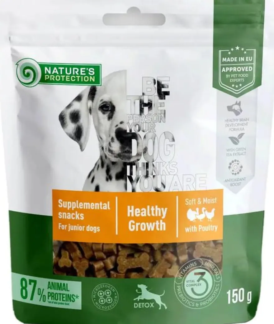 Natures Protection Detox Dog Junior Snack Sticks 150g