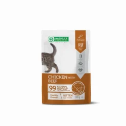 Natures Protection Detox Gatito Pâté Pollo y Vacuno 100g