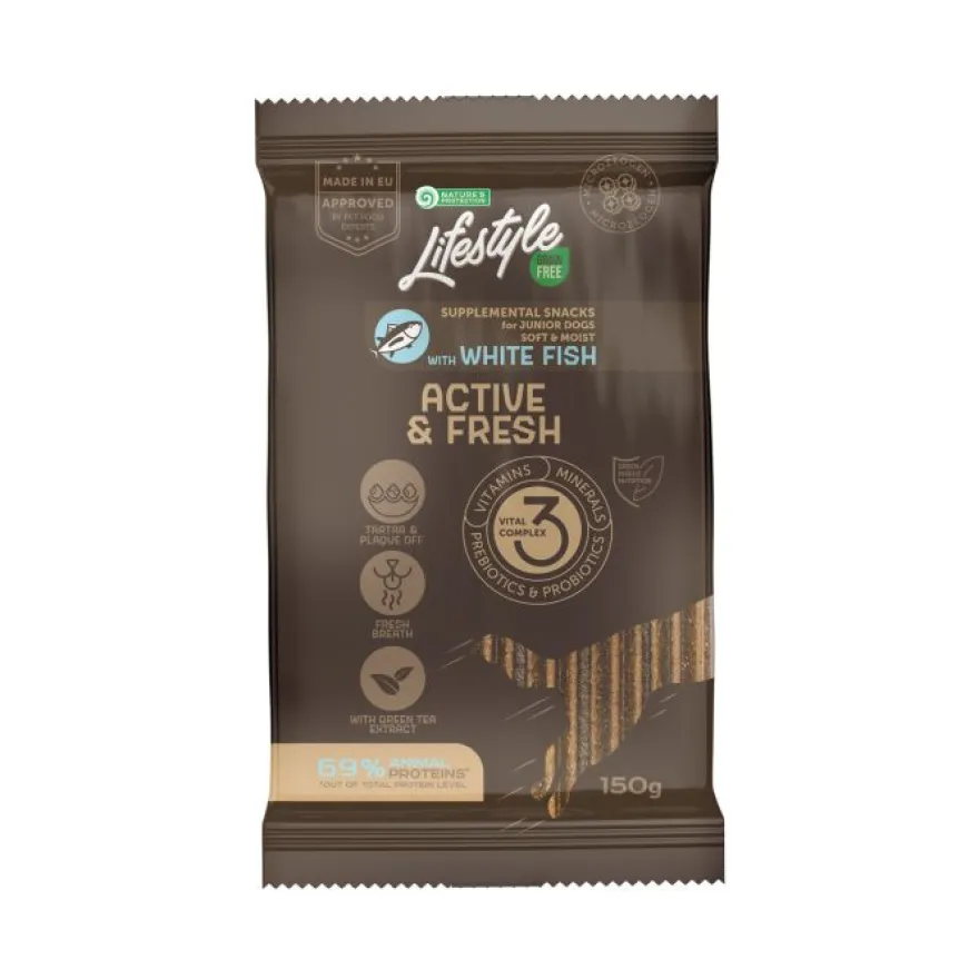 Natures Protection Dog Snack Lifestyle GF Active & Fresh 150g