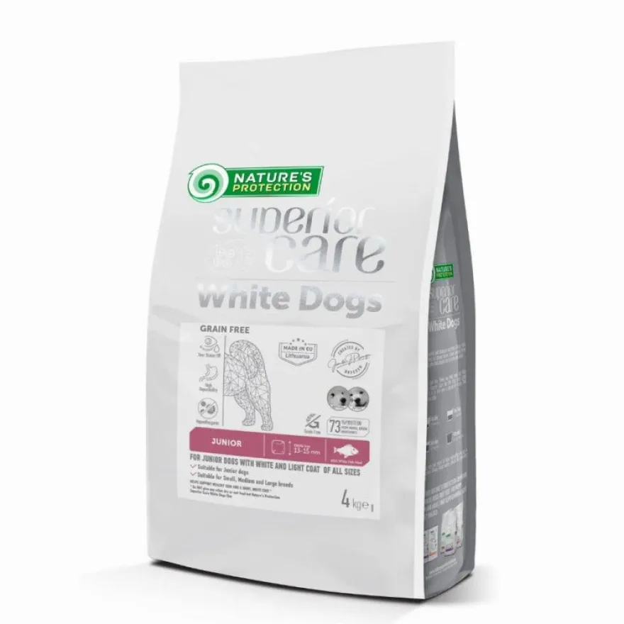 Natures Protectionrotection White Dog Junior Pienso Seco 4Kg