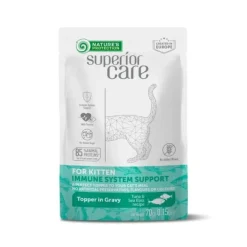 Natures Protection Sc Topper Kitten Inmune Alimento Húmedo 70g x 24 unidades