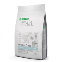 Natures Protection SC White Cat Adult All Breed GF Arenque 1,5kg