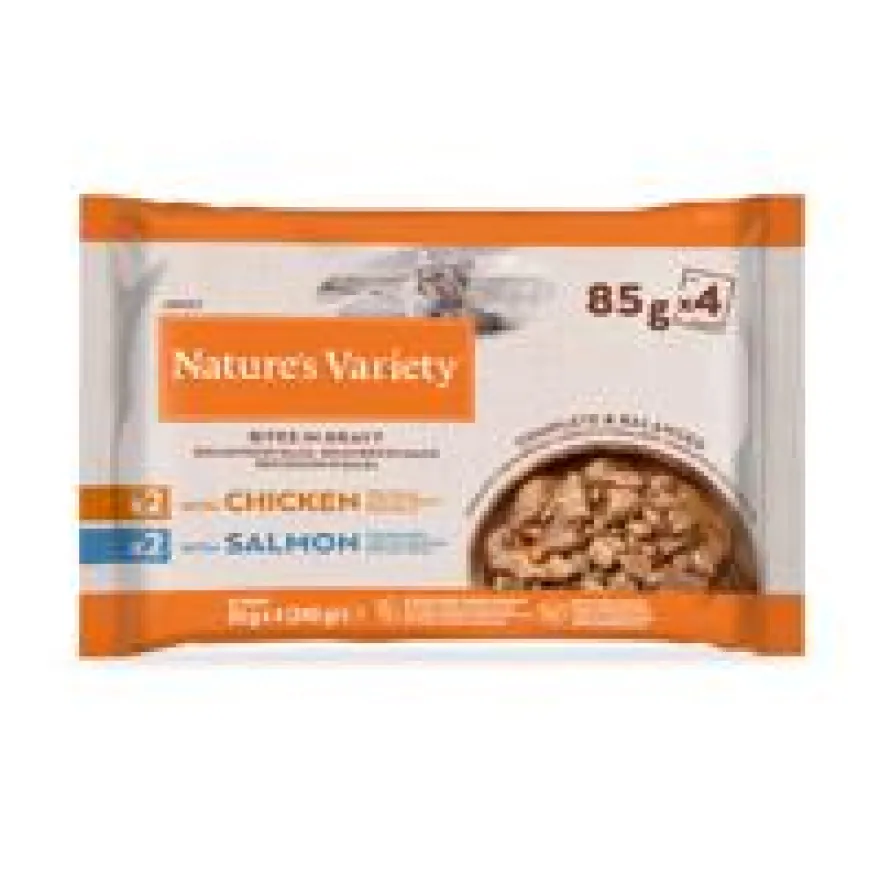 Nature's Variety Bocaditos En Salsa Pollo Paté 22 sobres de 85g
