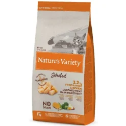 Nature's Variety Cat No Grain Kitten Pollo Alimento Seco 7Kg
